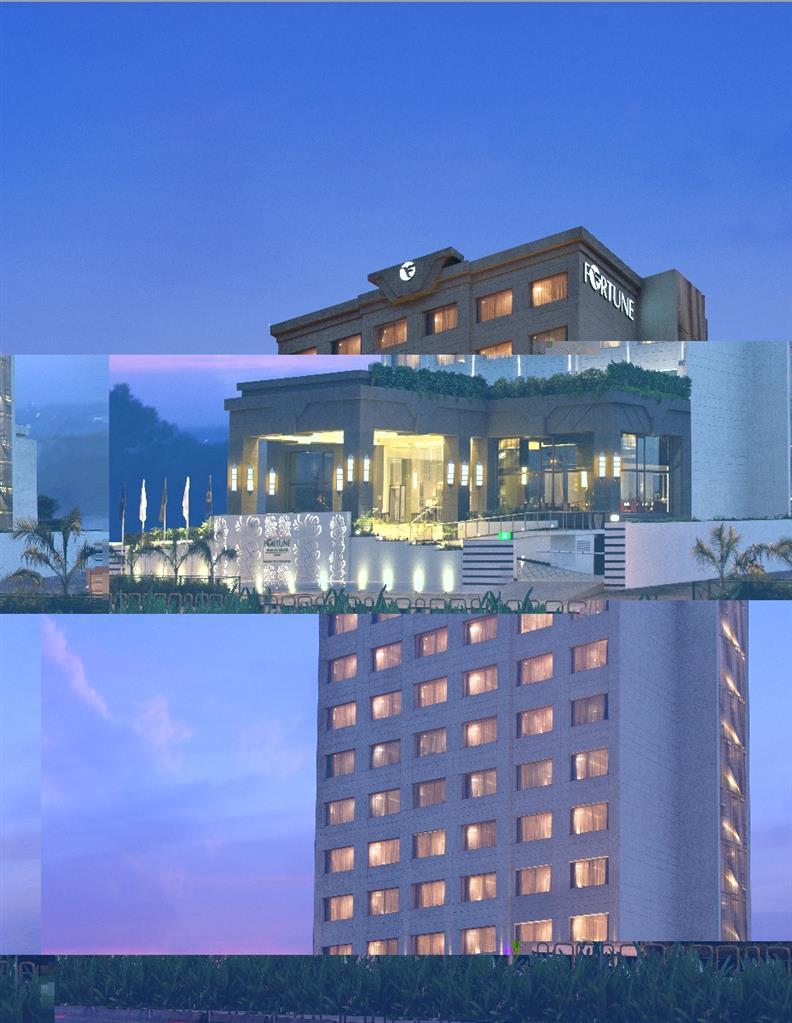 포춘 Jp 팰리스 호텔 마이소르 외부 사진 The hotel's rooftop